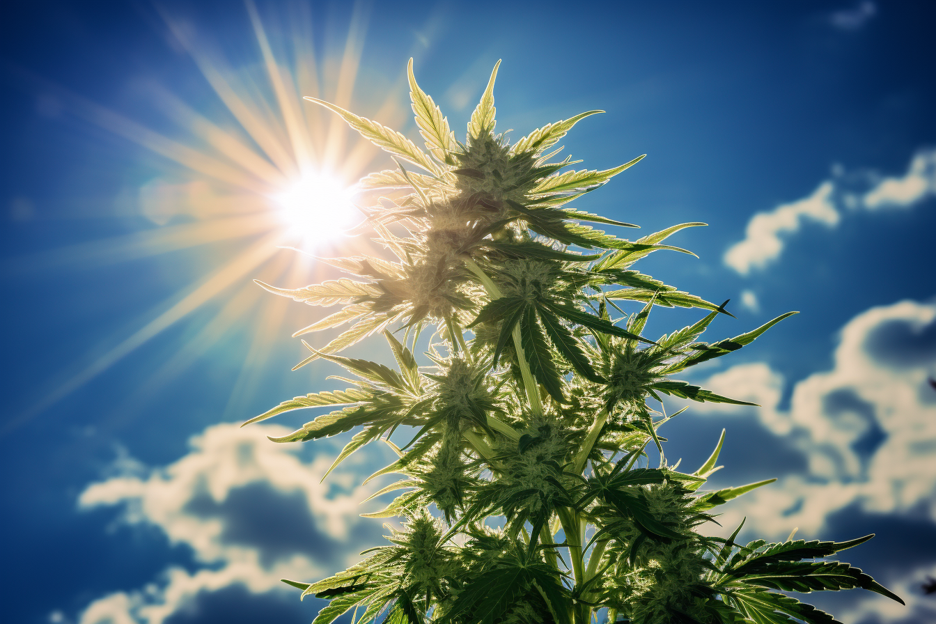 Sunlight and its importance for the growth of outdoor cannabis